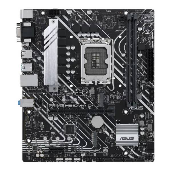 Asustek Computer PRIME H610M-A D4-CSM matična ploča Baza Intel® 1700 Faktor oblika (detalji) Micro-ATX Set čipova matične ploče Intel® H610