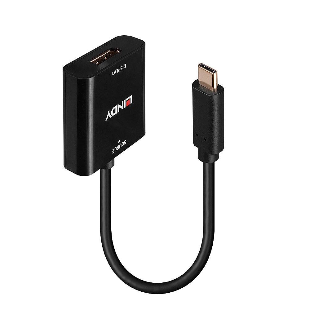 LINDY USB-C Adapter [1x USB-C stekker - 1x DisplayPort bus] 43269 0.21 m
