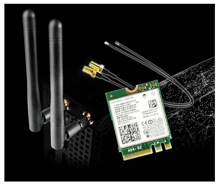 ASRock DeskMini WiFi Kit mrežni adapter WLAN, Bluetooth-0