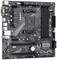 ASRock B450M Pro4 mikro-ATX matična ploča s AMD socketom, četiri RAM utora, više priključaka i proširnih utora, sivo-crna.