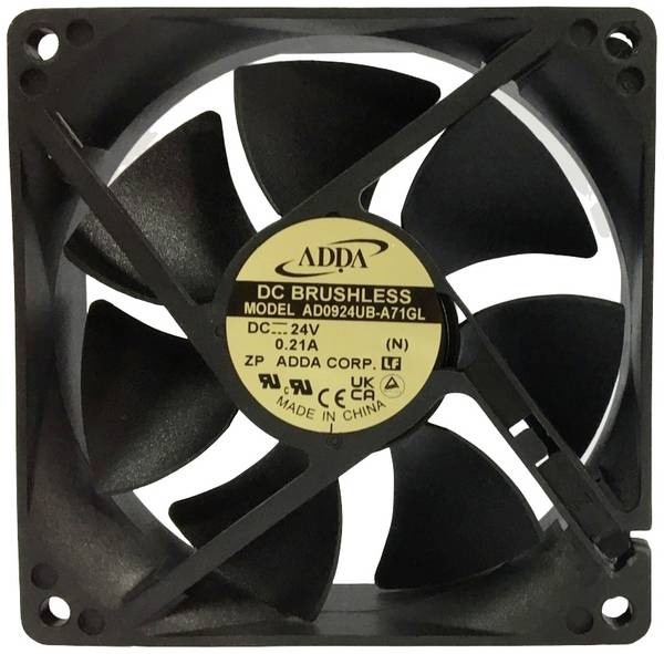 ADDA AD0924UB-A71GL (N) aksijalni ventilator 24 V/DC  (D x Š x V) 92 x 92 x 25 mm