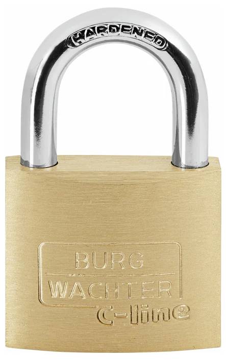 Burg Wächter 29941 lokot 40.00 mm isto zatvaranje mjedena zaključavanje s ključem-3
