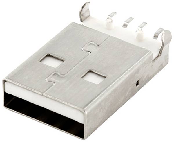 USB-A konektor kućišta SMT ugradbeni muški konektor, horizontalni DS1098-WN0  DS1098-WN0 Connfly Sadržaj: 1 St.