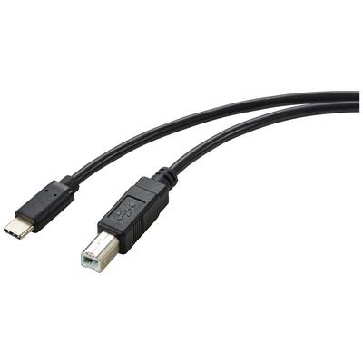 Dva kabela, jedan s USB-C priključkom, a drugi s USB-B priključkom, leže jedan pored drugoga.