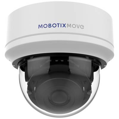 Nadzorna kamera Mobotix, model MOVE, u bijelom kupolastom kućištu.