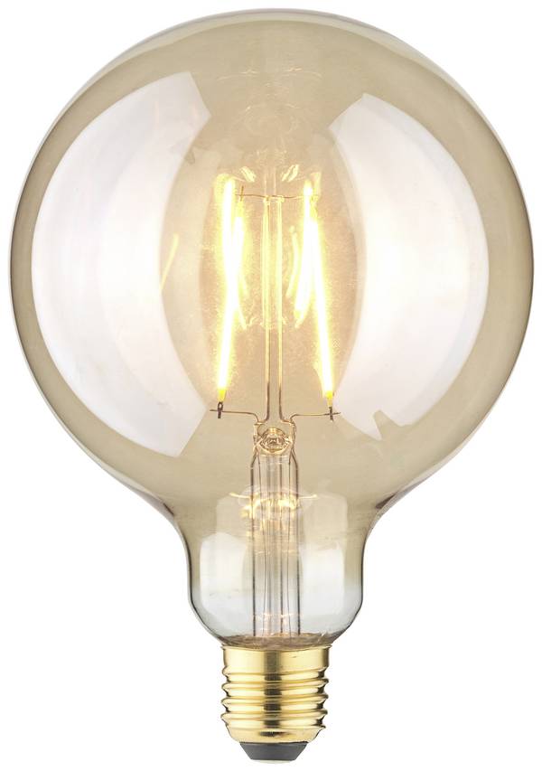 LightMe LM85061 LED  E27 okrugla  2.5 W jantar (Ø x V) 125 mm x 178 mm filament 1 St.