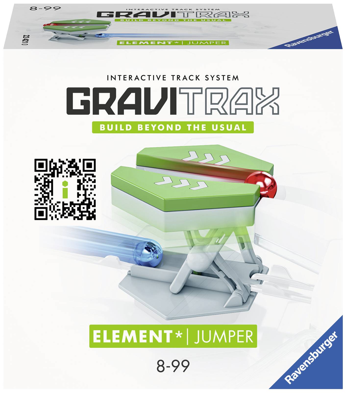 GraviTrax Element Skakač' paket sa interaktivnim sustavom staze i QR kodom za dobnu skupinu 8-99 godina od Ravensburgera.