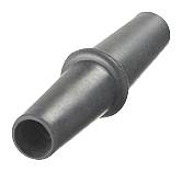 Metalni adapter s dva konična kraja, često korišten za spajanje cijevi ili crijeva u industrijskim primjenama.