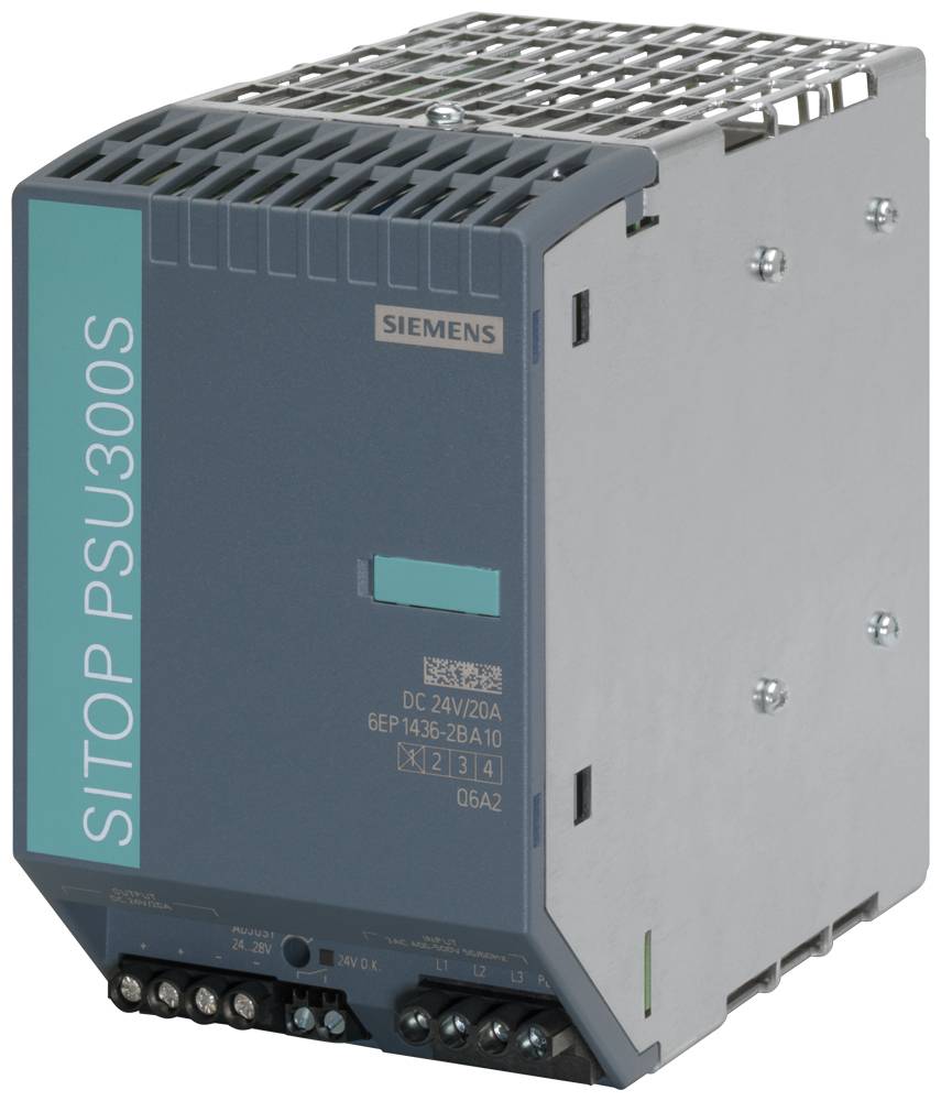 Siemens 6AG14362BA107AA0 DIN-napajanje (DIN-letva) 24 V/DC 20 A Content 1 St.
