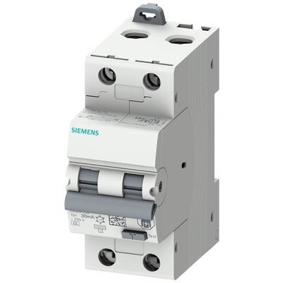 Sivi prekidač Siemensa s dva prekidača, pogodan za 230 V, prikazuje tehničke detalje i Siemens logotip.
