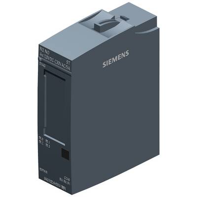Sivo SIEMENS uređaj sa signalnim lampicama i natpisom '4x120VDC-230VAC/5A'. Funkcija ili primjena nisu jasni.
