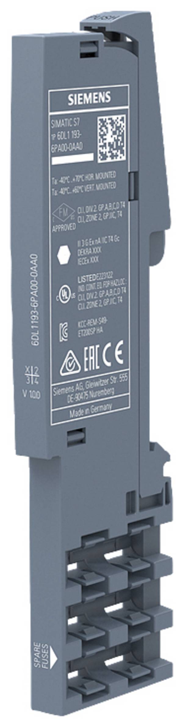Siemens 6DL1193-6PA00-0AA0 6DL11936PA000AA0 PLC pribor