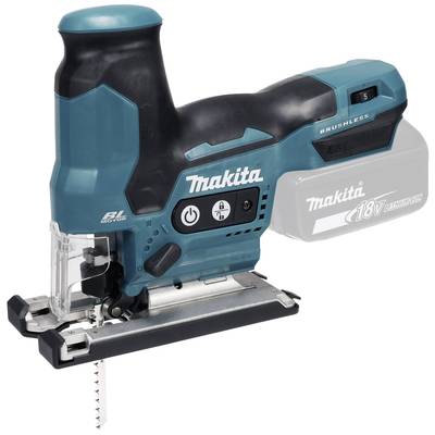 Bežična ubodna pila Makita s 18V baterijom, ergonomskom ručkom i podesivom brzinom. Pogodna za rad s drvetom i metalom.