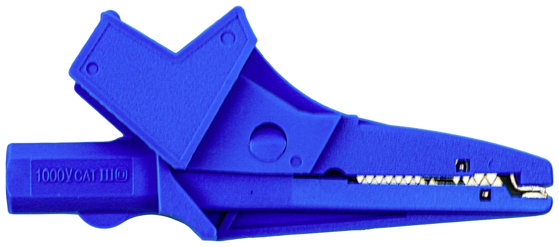 Testboy Krokodillenklem Blauw 1 stuk(s)
