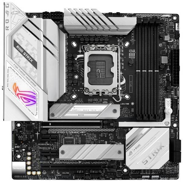 Asus ROG STRIX B760-G GAMING WIFI matična ploča Baza Intel® 1700 Faktor oblika (detalji) Micro-ATX Set čipova matične ploče Intel® B760