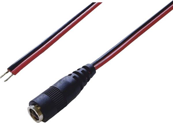 BKL Electronic 075905-750 DC utični konektor DC spojnica - pokositren 2.5 mm 0.75 m 1 St. Single