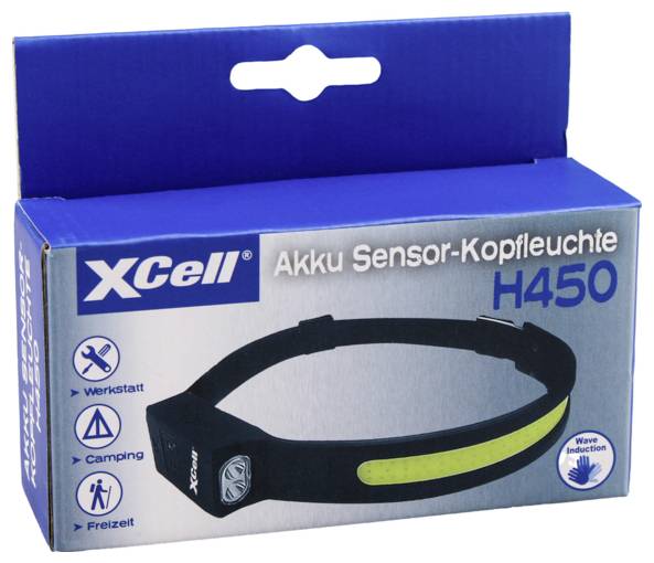 XCell H450 Pannlampa Uppladdningsbara batteri 450 lm 3 h 149084 — Bild 2 av 2
