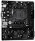 Računalna matična ploča s različitim utorima, priključcima i komponentama. Naziv modela 'ASRock B550M-HDV' je vidljiv.