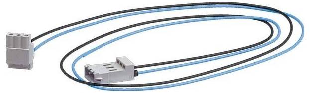 Hager KU9S80SBE Hager KU9S80SBE kabel voor SABO universele 800mm zw/bl stekker/bus VPE=1 stuk Spanningstap 2-polig 1 stuk(s)