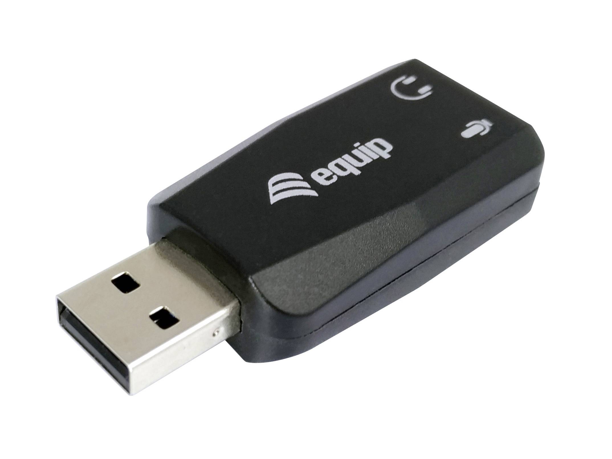Crni USB WLAN adapter s natpisom 'equip' na gornjoj strani, pogodan za bežično umrežavanje.