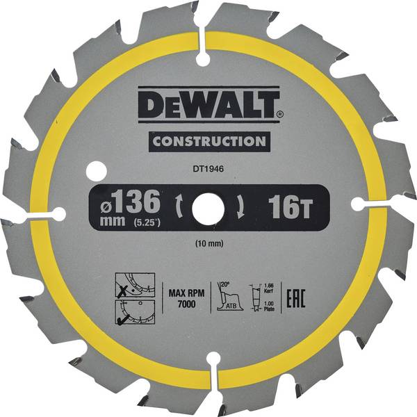 DEWALT DT1946-QZ DT1946-QZ list kružne pile   1 St.