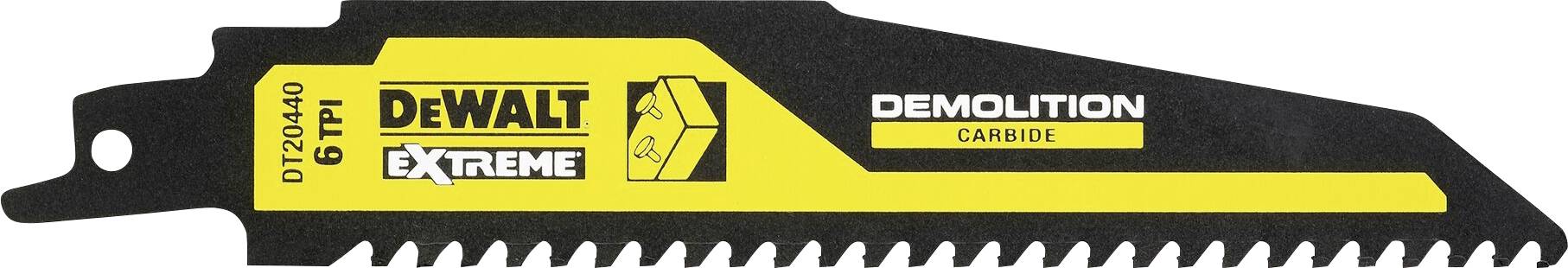 DEWALT DT20440-QZ Carbide Saebelzaagblad hout 152mm Zaagbladlengte 152 mm 1 stuk(s)