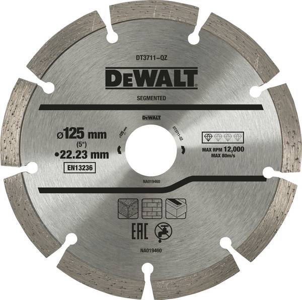 DEWALT DT3711-QZ DT3711-QZ dijamantna rezna ploča promjer 125 mm  beton 1 St.