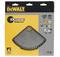 DeWalt Extreme Workshop list za pilu u pakiranju, promjera 216 mm, 60 zuba, pogodan za drvo i aluminij; prikazuje logo marke.