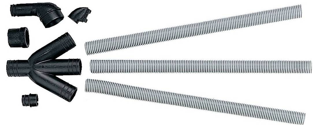 Afzuigset voor DW743N, 35 mm DEWALT DE3500-XJ