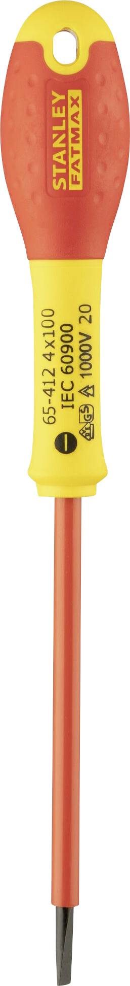STANLEY VDE Platte schroevendraaier Kopbreedte: 4 mm Koplengte: 100 mm