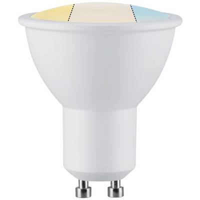 LED žarulja s GU10 bazom, prepoznatljivi obojeni segmenti na vrhu simboliziraju različite tonove svjetla.