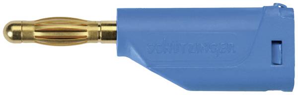 Schützinger  lamelni utikač utikač Zatik-Ø: 4 mm plava boja 1 St. Piece