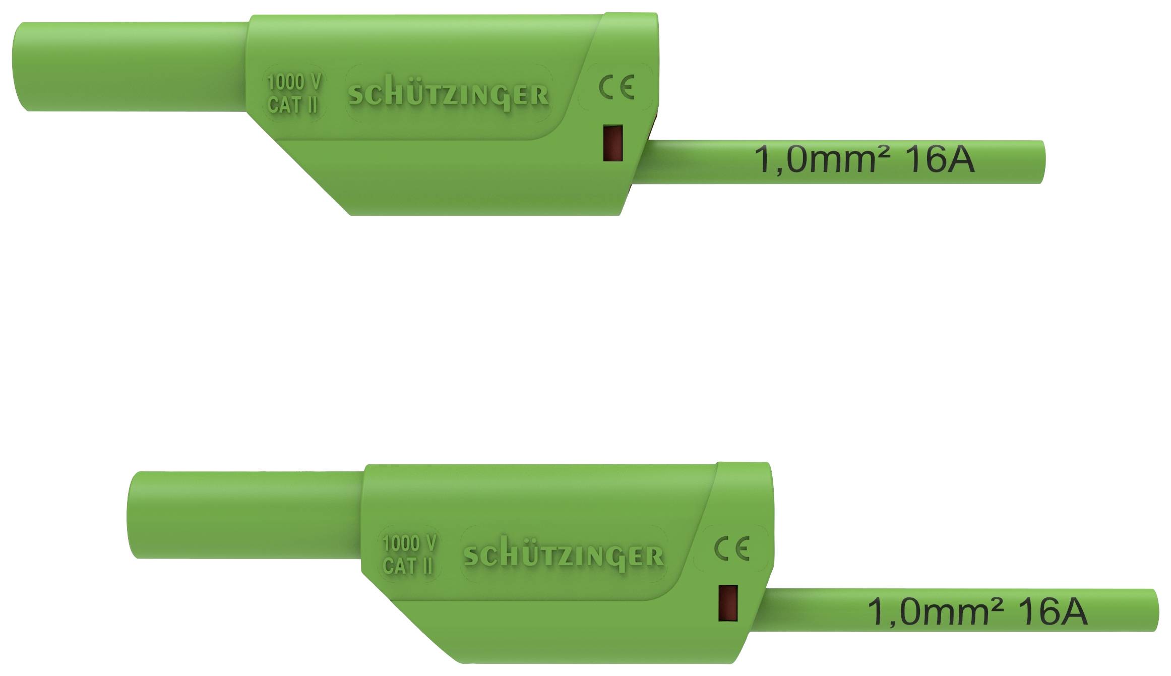 Schützinger Veiligheidsmeetsnoer 150 cm Groen 1 stuk(s)