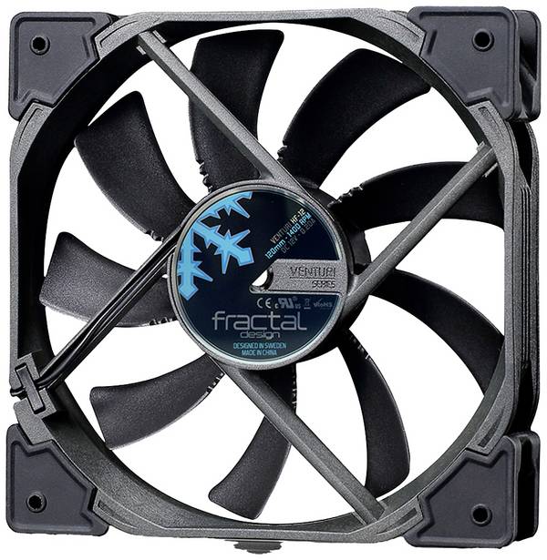 Fractal Design Venturi HP-14 PWM ventilator za PC kućište crna, siva (Š x V x D) 140 x 25 x 140 mm