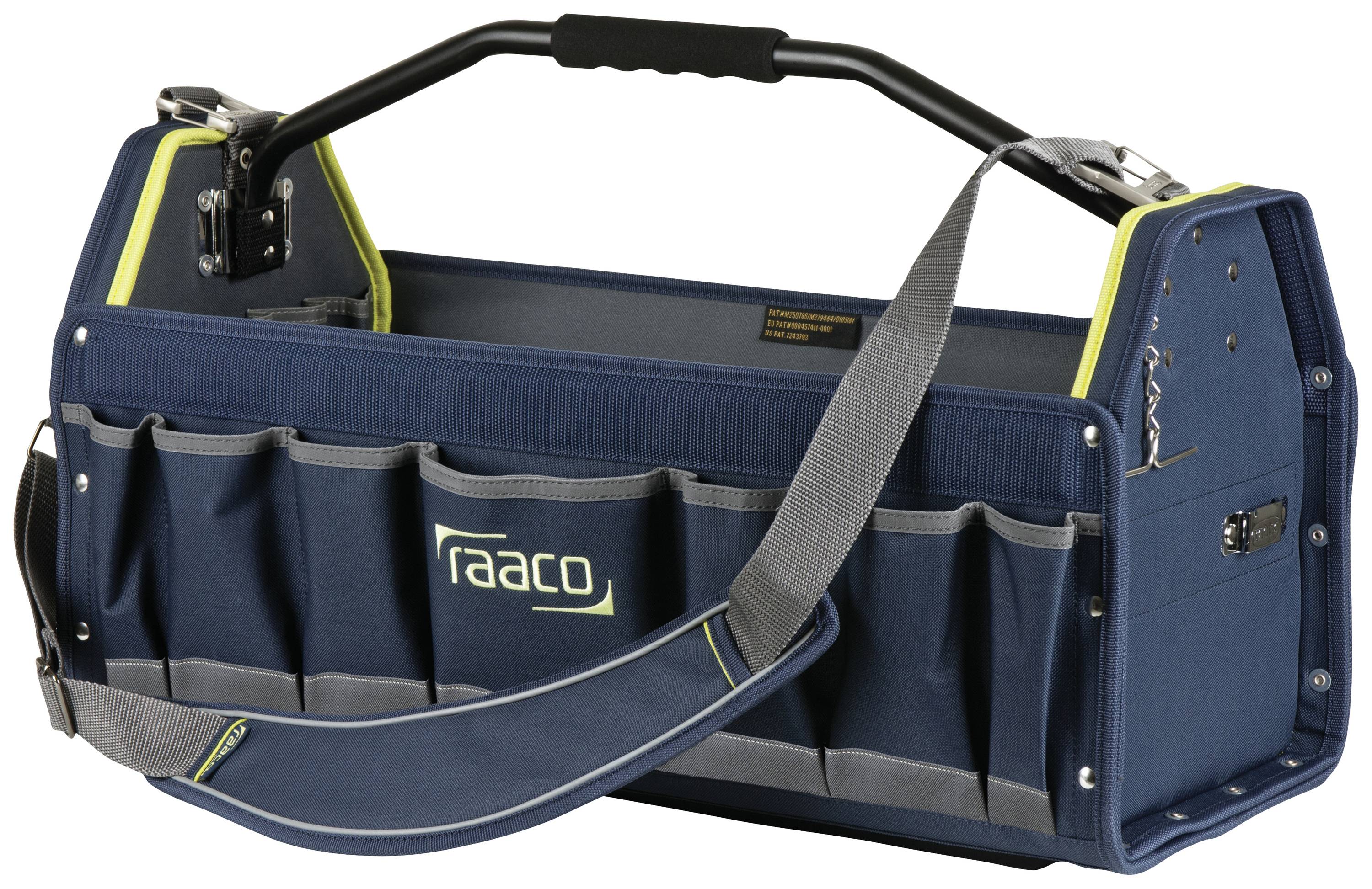 RAACO 24tm ToolBag PROmed hård botten och många fickorHxBxD:324 x 626 x 264 mm