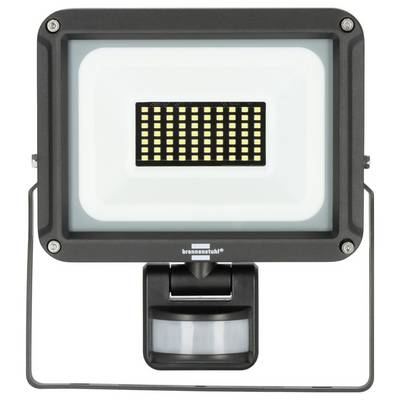 Reflektor LED s detektorom pokreta s pravokutnom svjetlosnom pločom i ugrađenim senzorom ispod, prikazan iz prednjeg prikaza na bijeloj pozadini.