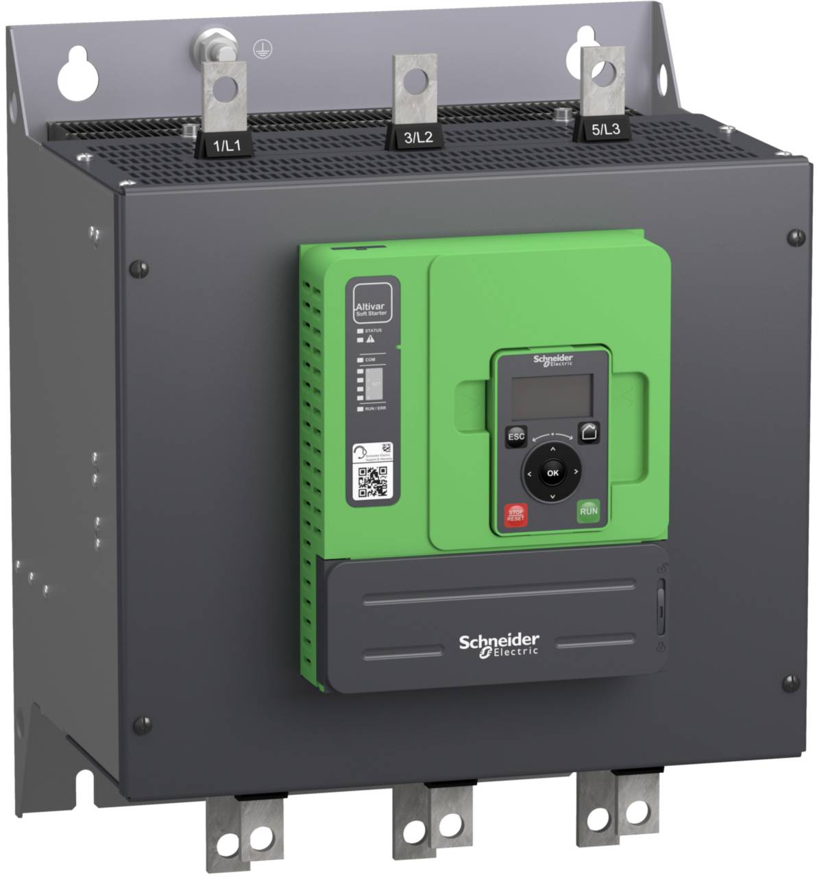 Schneider Electric ATS480C21Y Softstarter Motorvermogen bij 400 V 200 kW