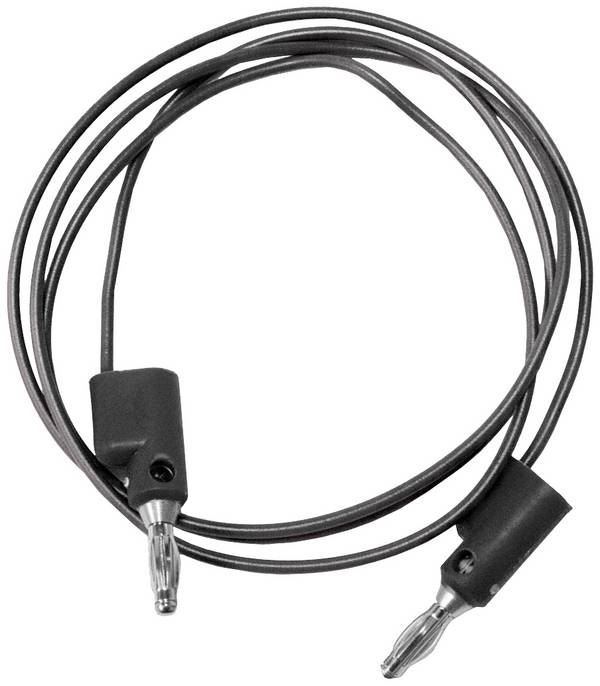 Mueller Electric BU-2020-A-12-0 mjerni vod banana utikač 4 mm banana utikač 4 mm 0.305 m crna 1 St.