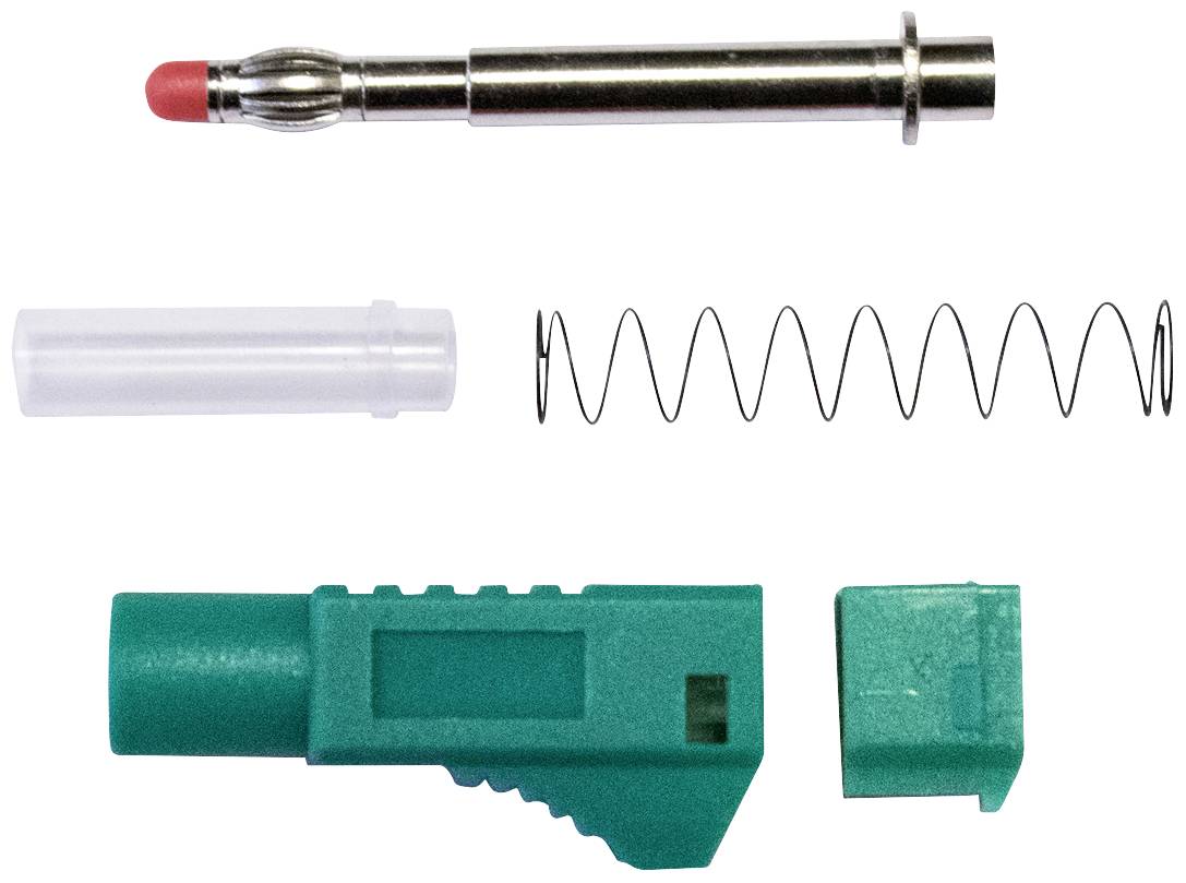 Mueller Electric BU-3261410-5 Banaanstekker Bananenstekker Groen
