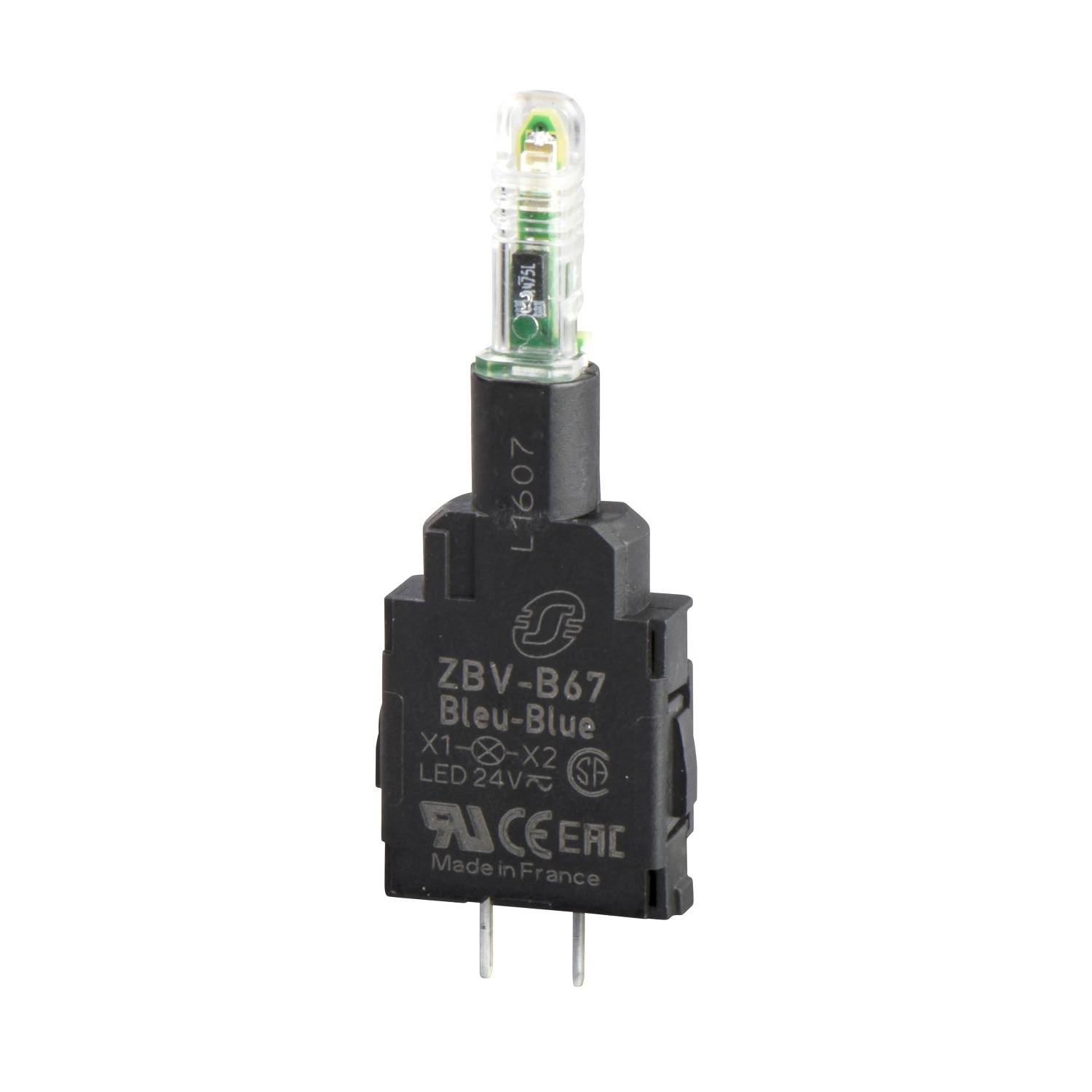 Schneider Electric ZBVB47 LED-module, Ø 22, Integral LED rood, 24 V. Verdeelkastaccessoire 5 stuk(s)