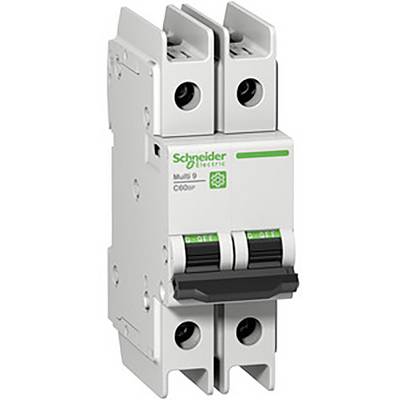 Dvopolni zaštitni prekidač Schneider Electric, model C60H, za zaštitu električnih strujnih krugova.