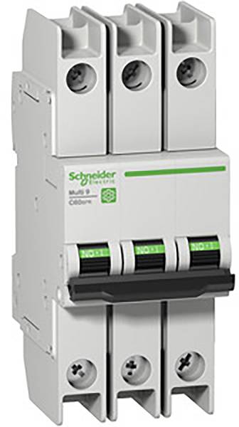 Trostruki automatski osigurač tvrtke Schneider Electric. Namijenjen je zaštiti električnih strujnih krugova.