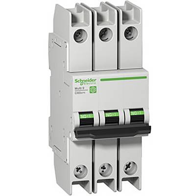 Trostruki automatski osigurač tvrtke Schneider Electric. Namijenjen je zaštiti električnih strujnih krugova.