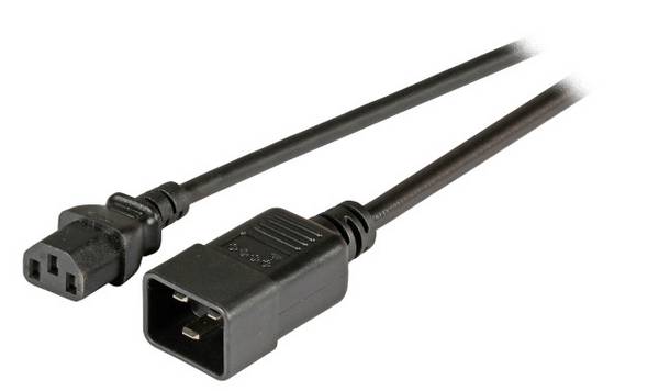 EFB Elektronik struja priključni kabel  1.8 m crna