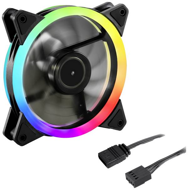 Sharkoon Shark Blades PWM ventilator za PC kućište crna (Š x V x D) 120 x 25 x 120 mm