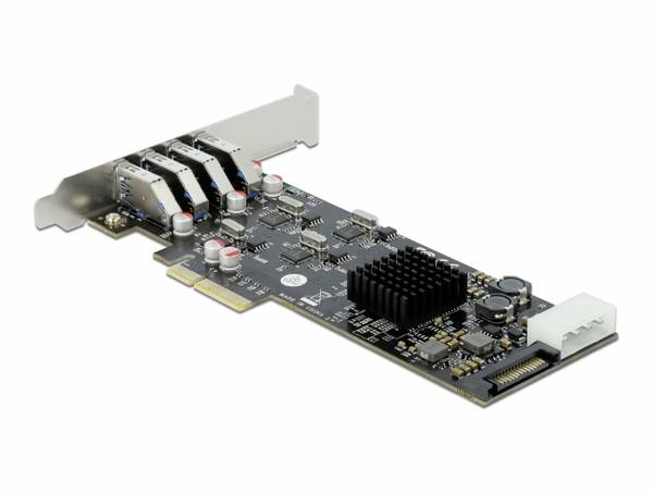Delock DELOCK PCI Express x4 Karte - 4x extern PCI-Express kartica USB 3.2 (gen. 1) PCIe