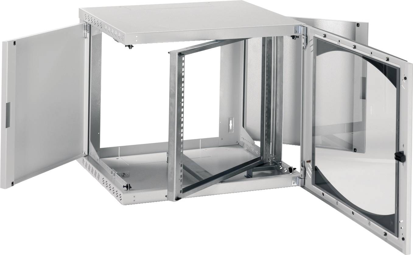 Schneider Electric NSYOPB18U5P 19 inch 19inch-patchkast 18 HE Grijs