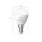 LED žarulja Philips Hue, model White and Color, visina 77 mm, promjer 45 mm, E14 podnožje, pogodna za pametno osvjetljenje.