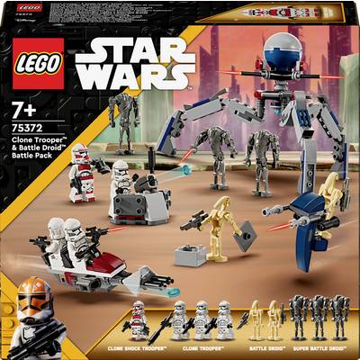 LEGO set prikazuje klonske vojnike i bojne droide iz "Ratova zvijezda". Uključuje figurice i opremu za rekonstrukciju scena iz serije. Preporučeno za djecu od 7 godina.