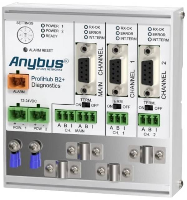repetitor RS-485 Anybus ProfiHub B2+R    Radni napon (broj): 12 V/DC